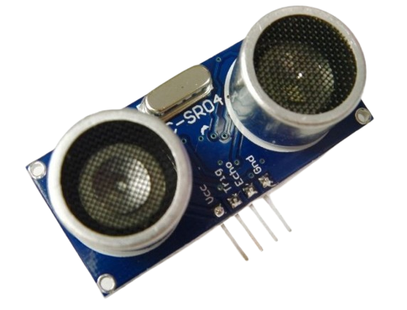 Capteur HC-SR04 : télémètre à ultrasons avec émetteur et récepteur pour mesurer la hauteur du drone